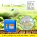 Factory supply pure natural sweet almond carrier oil bulk